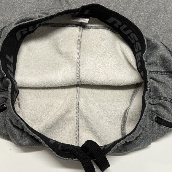 Russell Sweatpants Mens Medium 32-34 Gray Fleece Elastic Waist Actual 32X30 - Picture 7 of 10